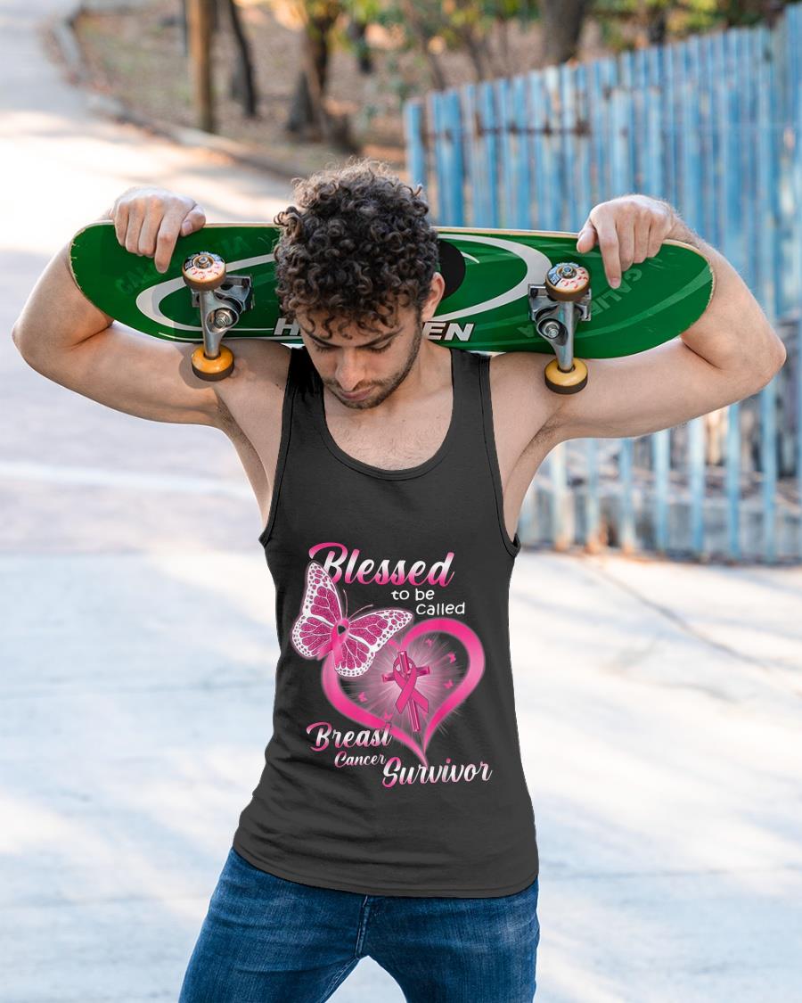 Blessed To Be Called Breast Cancer Survivor Shirt
