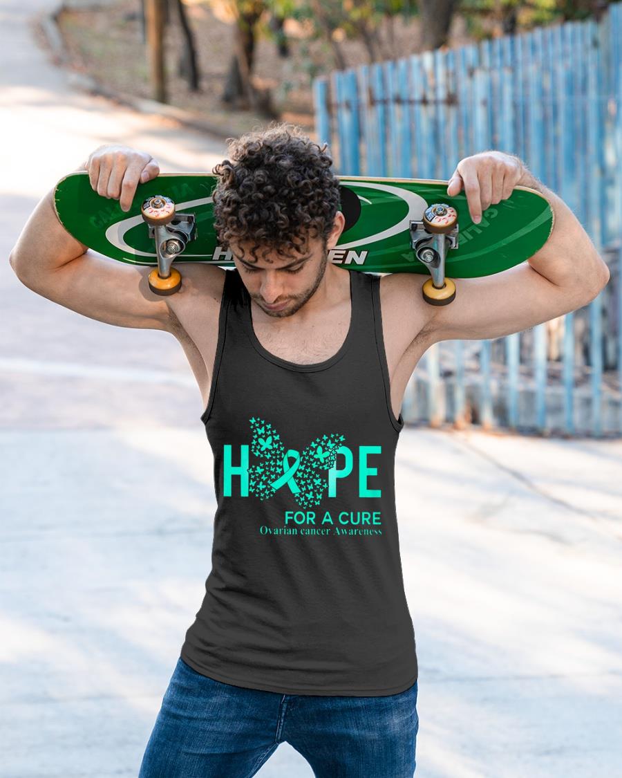 Hope For A Cure Ovarian Cancer Awareness Shirt