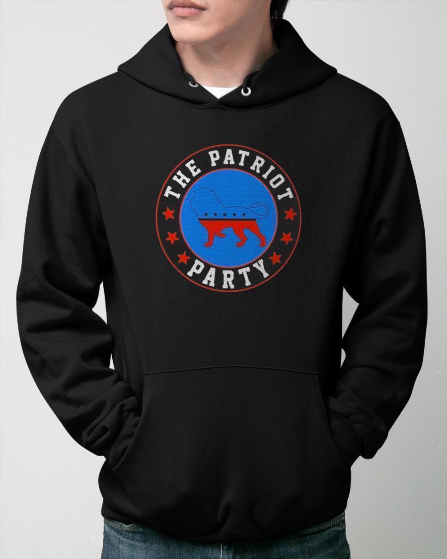 Lion America Pro Trump The Patriot Party Hoodie
