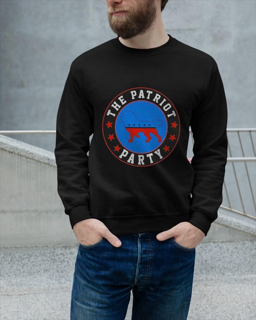 Lion America Pro Trump The Patriot Party Sweater