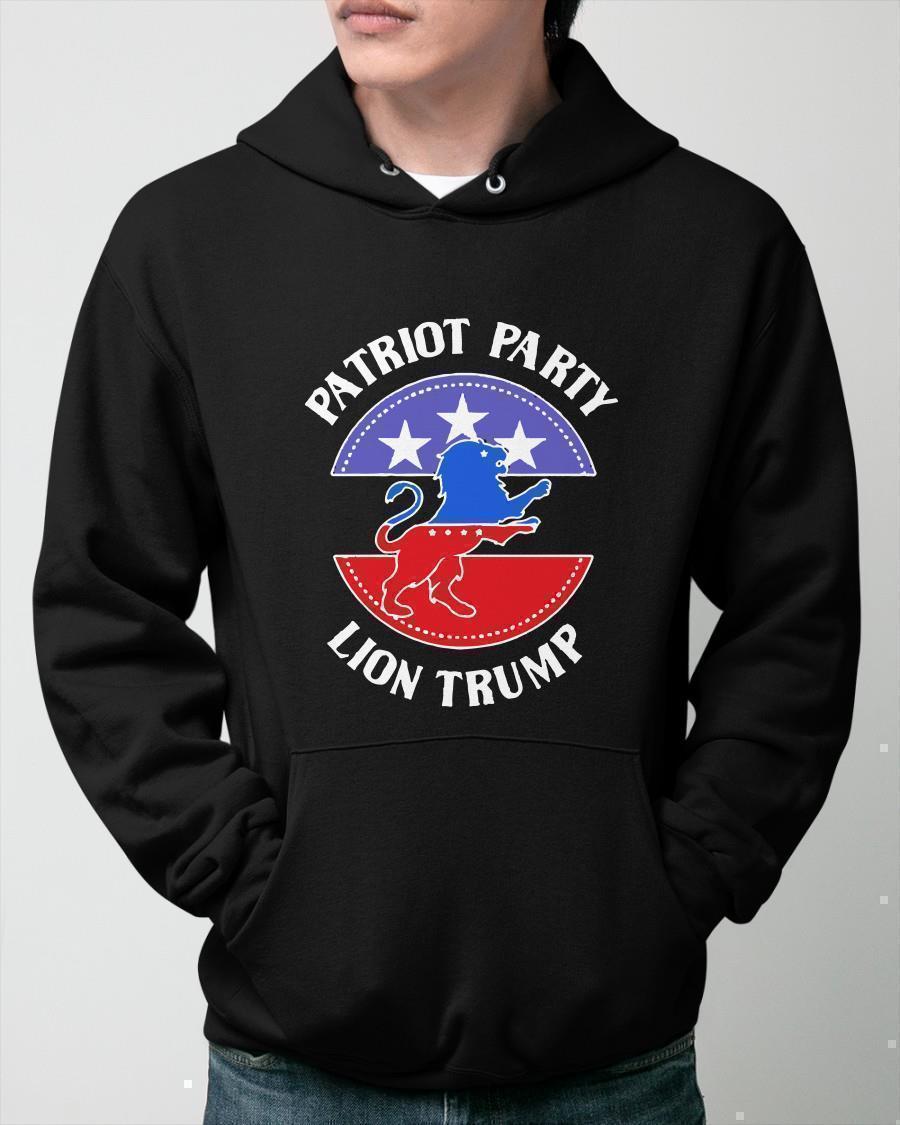 Patriot Party Lion Trump Hoodie