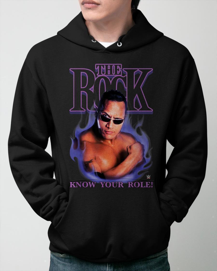 The Rock Know Your Role Wwe Hoodie