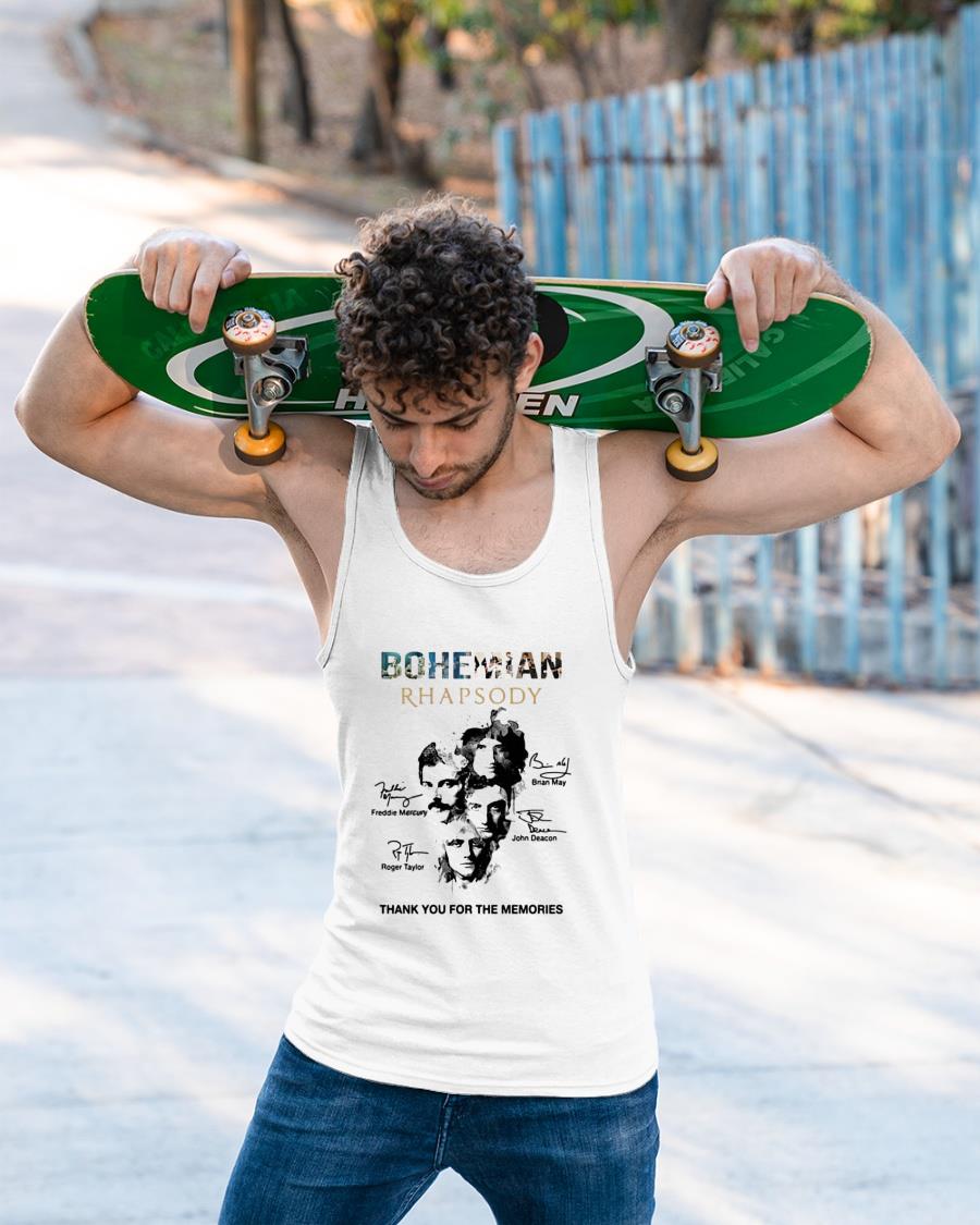Signatures Bohemian Rhapsody Thank You For The Memories Shirt