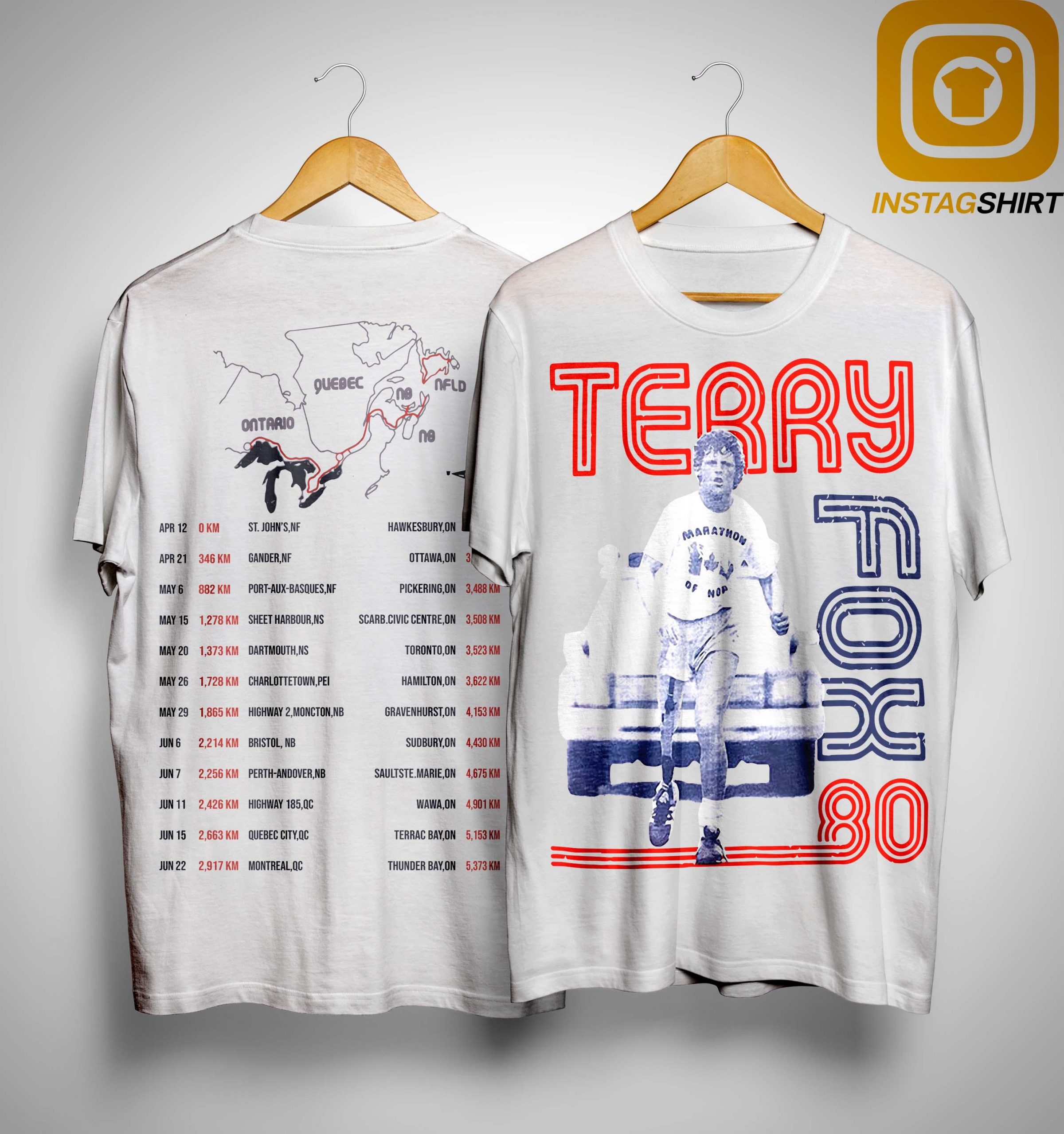 Terry fox tshirt Outlet