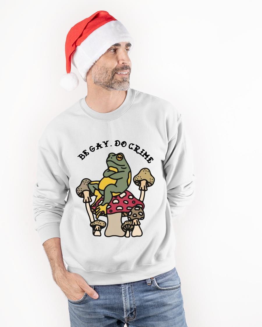 Frog And Mushroom Be Gay Do Crime Tank Top