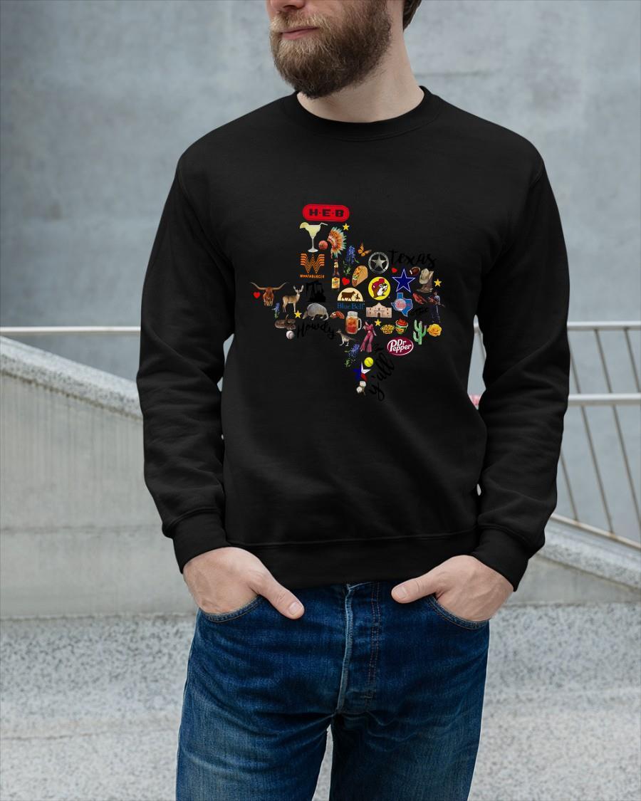 Heb Texas Howdy Y'all Dr Pepper Sweater