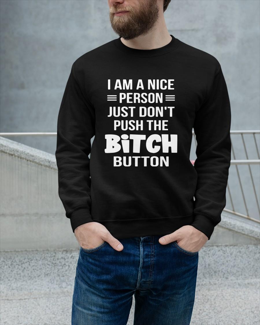 I Am A Nice Person Just Don't Push The Bitch Button Sweater