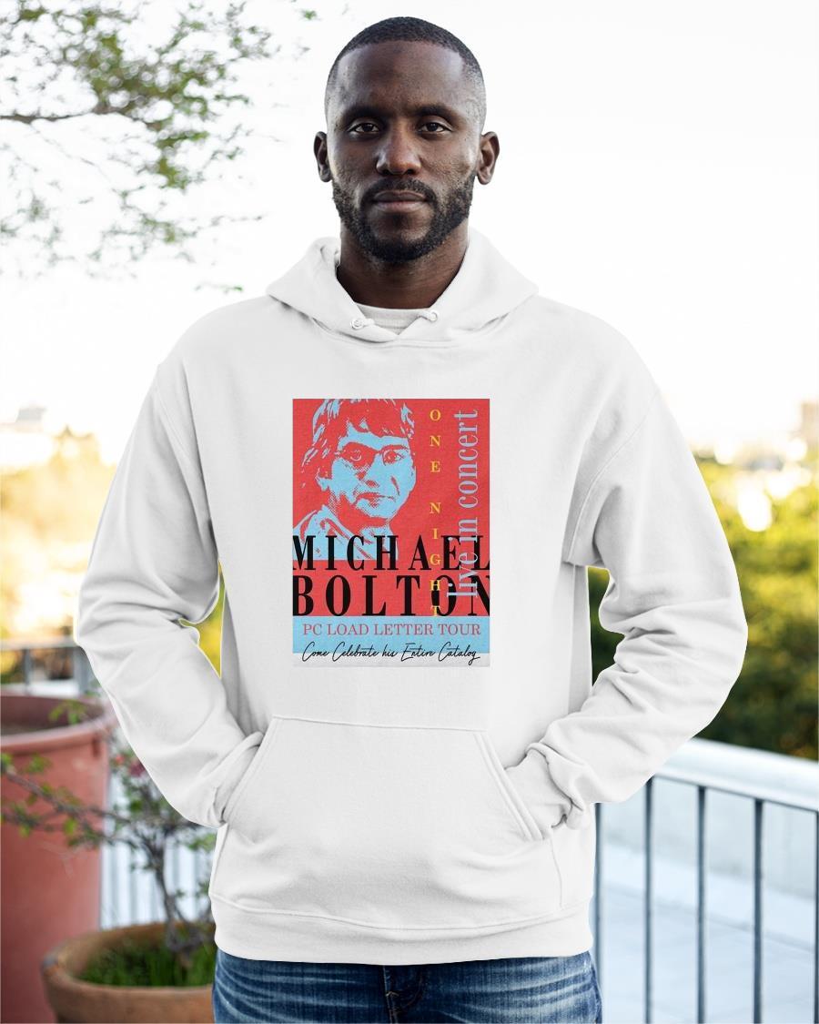 Michael Bolton One Night Live In Concert Hoodie