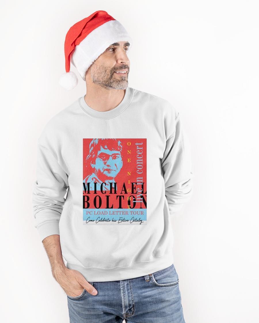 Michael Bolton One Night Live In Concert Sweater