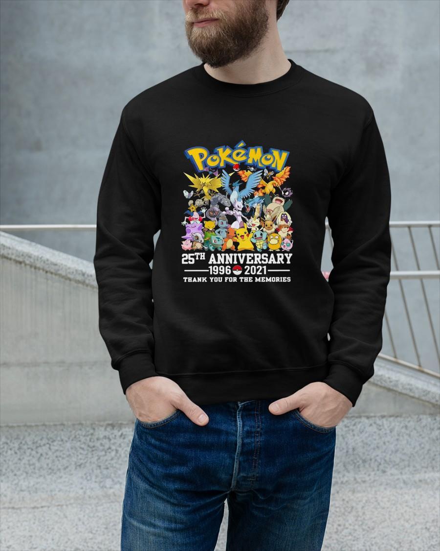 Pokémon 25th Anniversary Thank You For The Memories Sweater