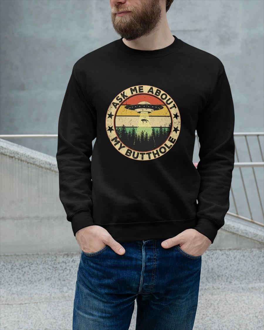 Vintage Ufo Ask Me About My Butthole Sweater