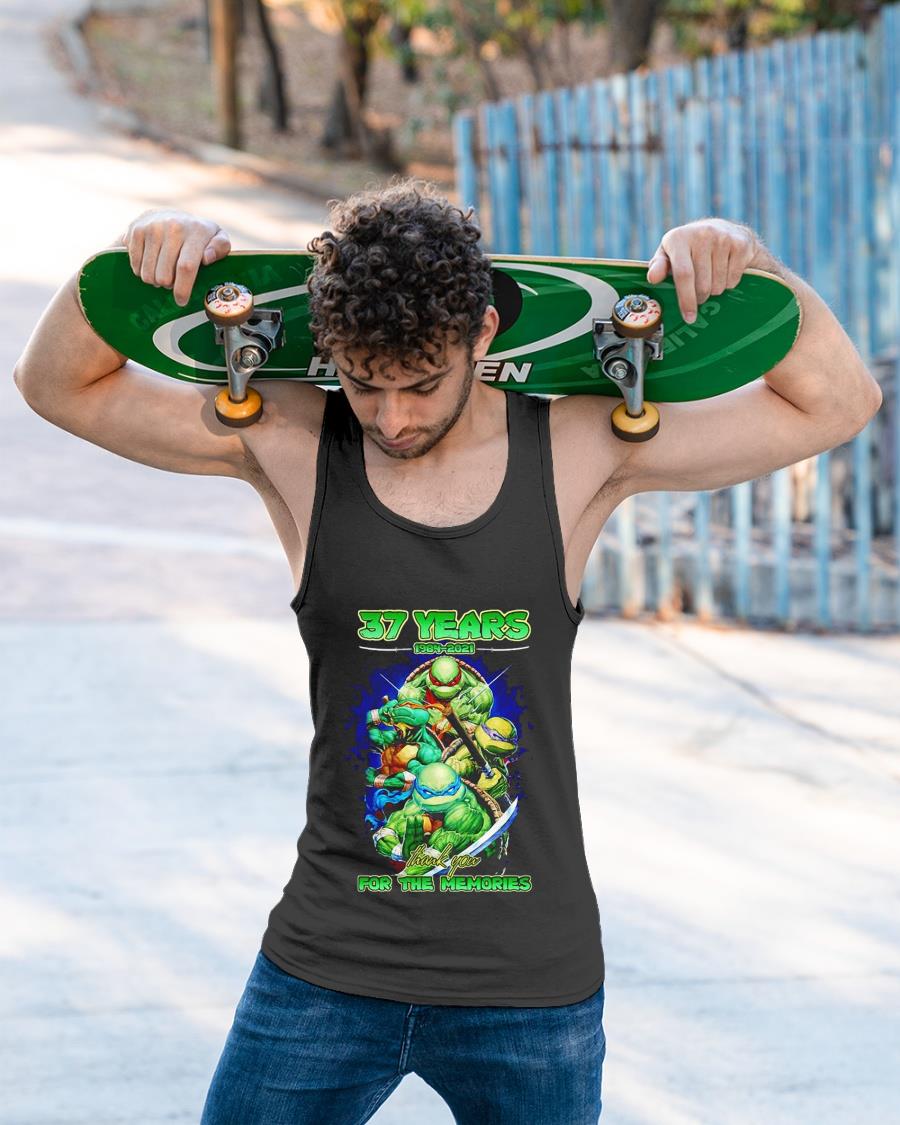 Ninja Turtles 37 Years 1984 2021 Thank You For The Memories Shirt