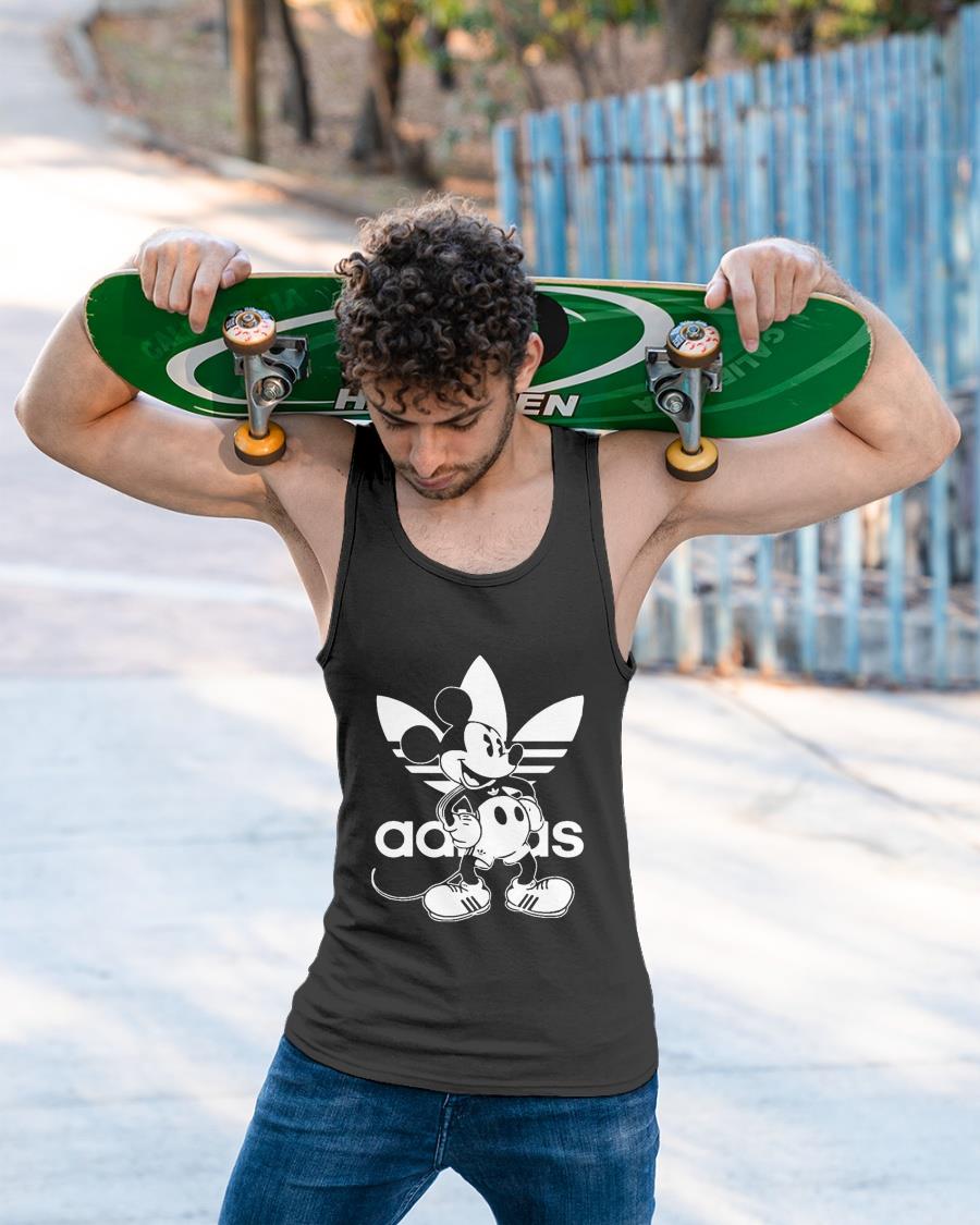 Mickey Mouse On Adidas Shirt