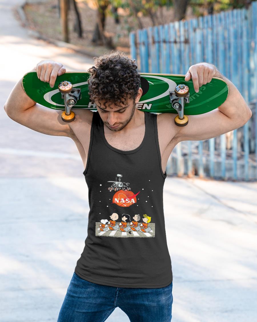 The Peanuts Walking On The Moon Nasa Shirt