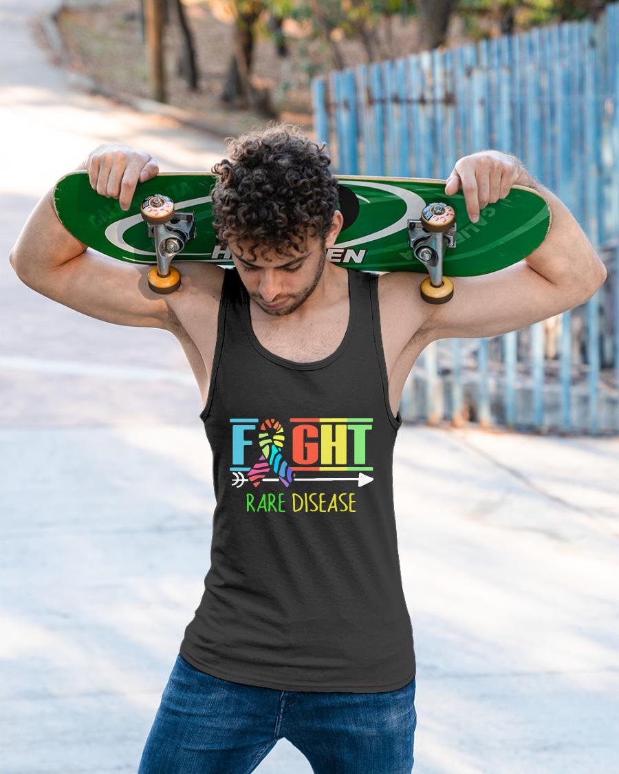 Zebra Ribbon Fight Rare Disease Shirt