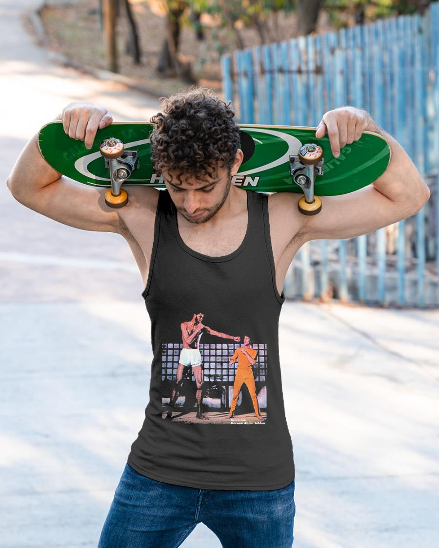 Bruce Lee And Kareem Abdul Jabbar Design Shirt