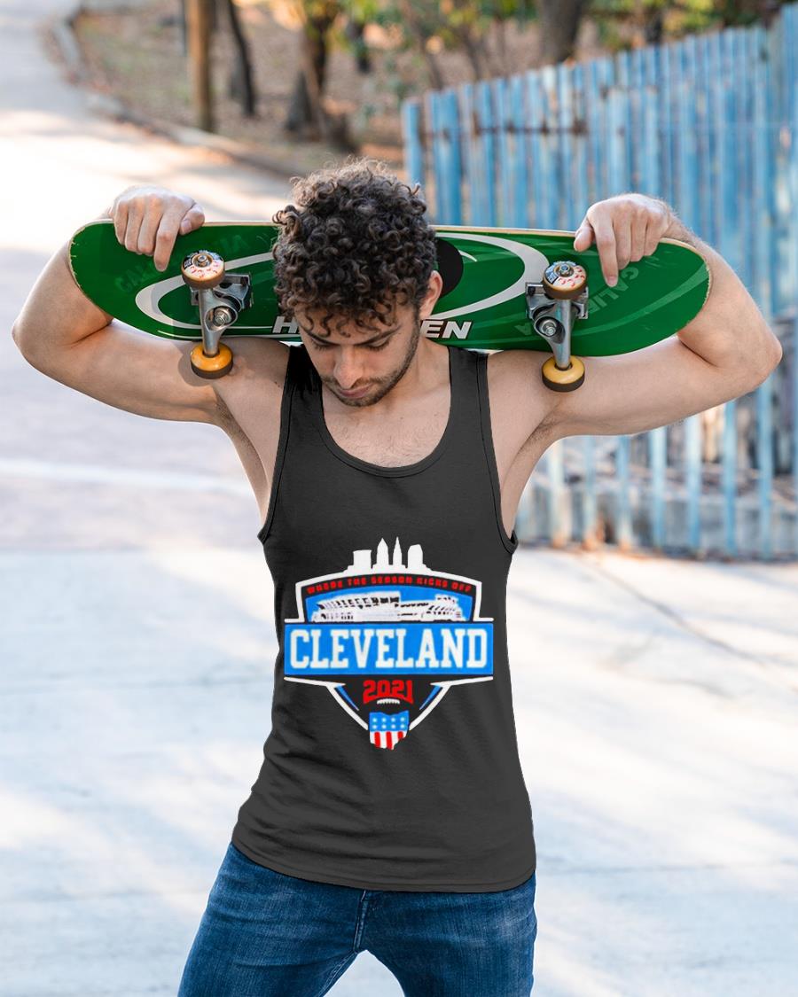 Where The Season Kicks Off Cleveland 2021 Shirt
