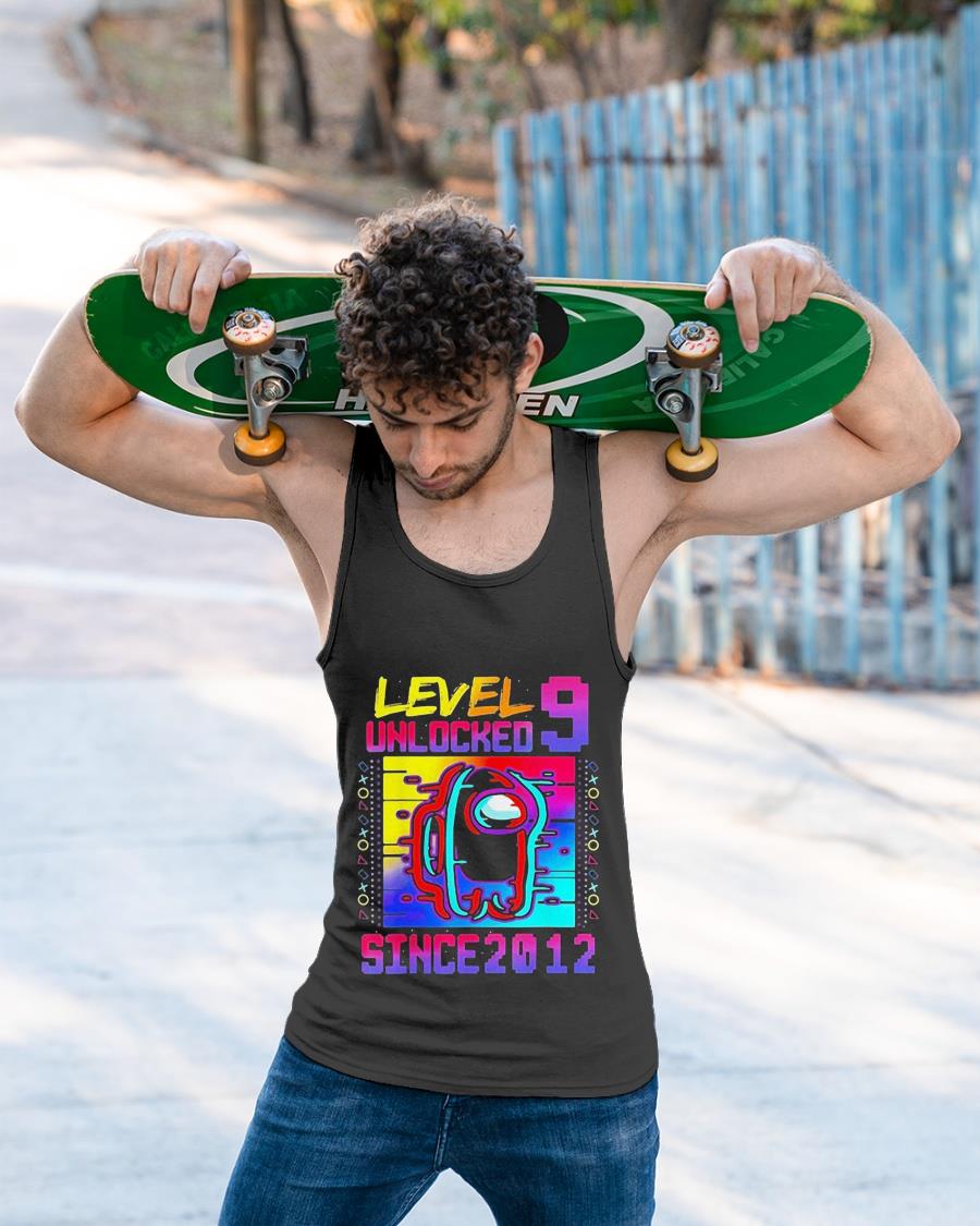Among Us Birthday Level 9 Unlocked Since 2012 Shirt