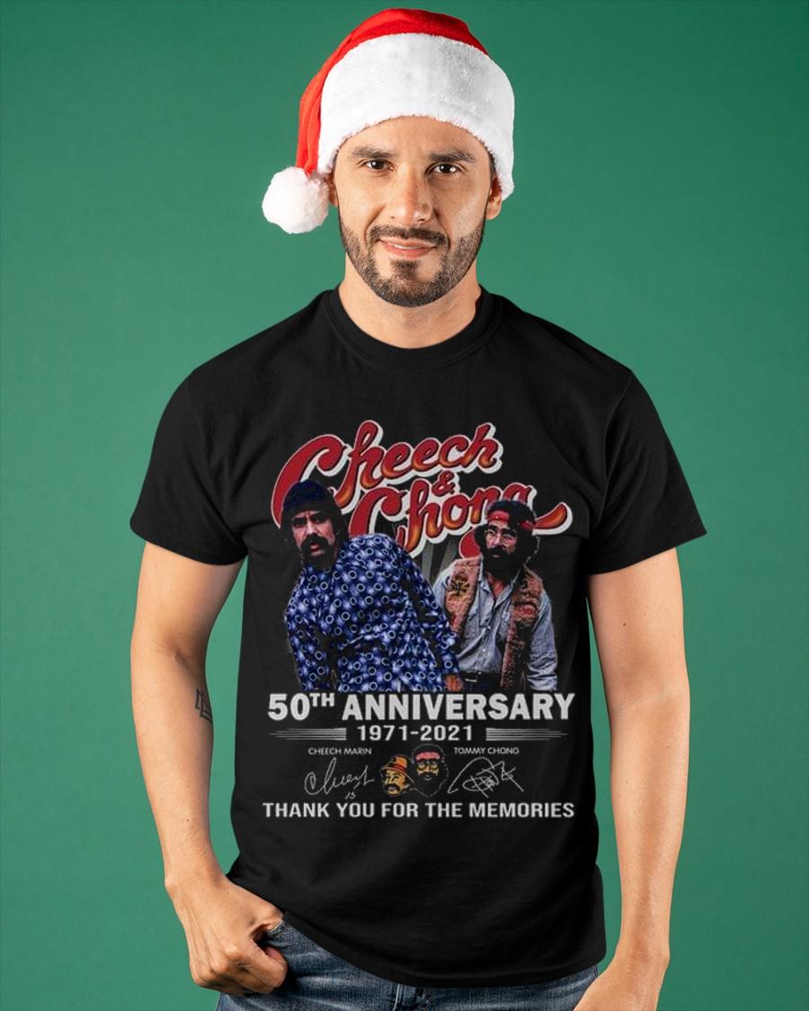 cheech and chong 50th anniversary shirt