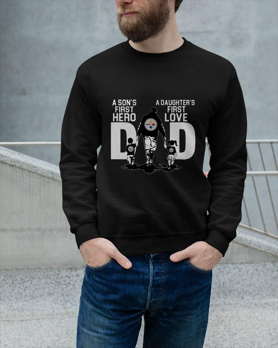 Pittsburgh Steelers A Son's First Hero A Daughter's First Love Sweater