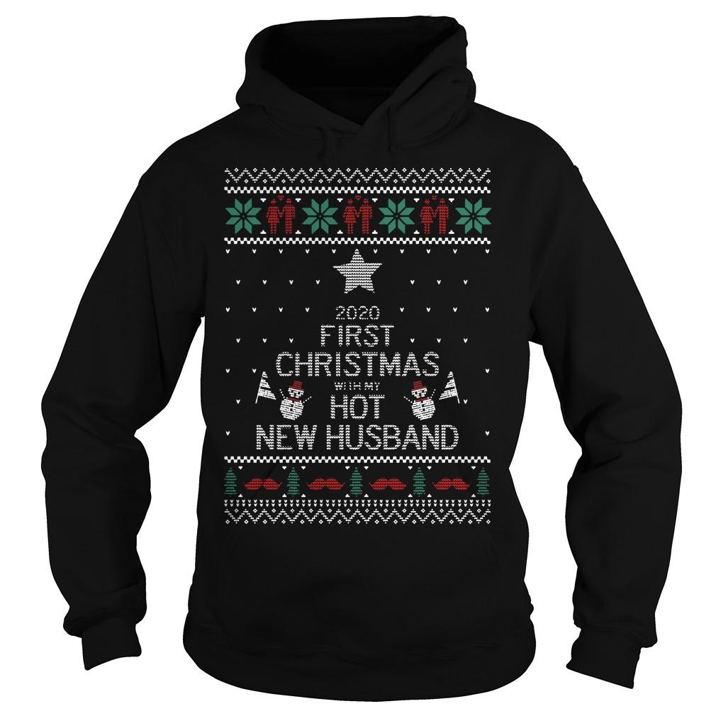 2020 First Christmas With My Hot New Husband Hoodie