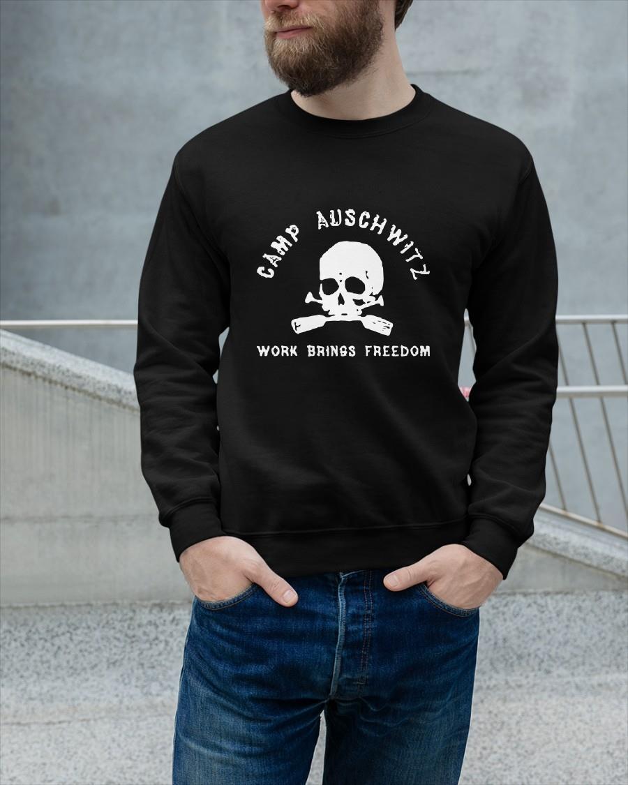 Camp Auschwitz Work Brings Freedom Sweater