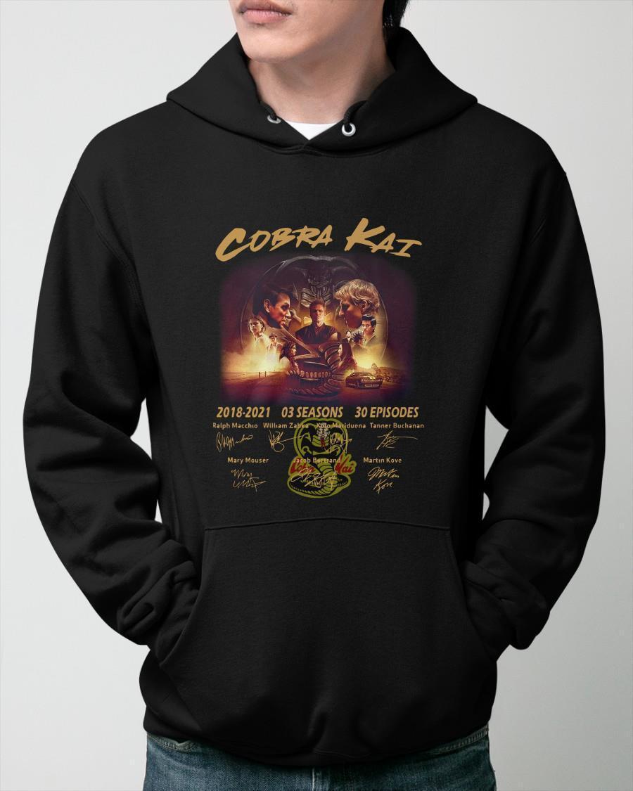 Cobra Kai 2018 2021 3 Seasons 30 Episodes Hoodie