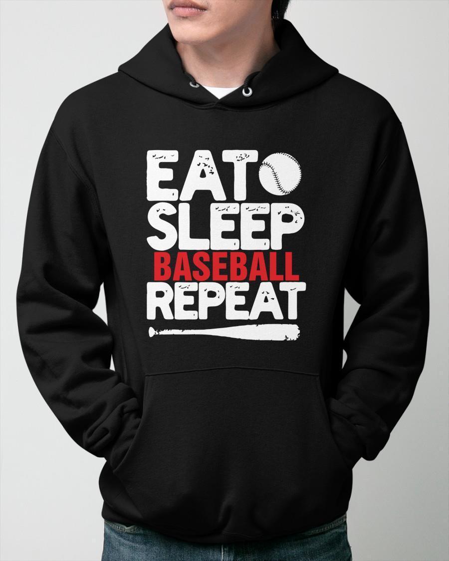 Eat Sleep Baseball Repeat Hoodie