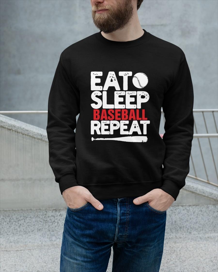 Eat Sleep Baseball Repeat Sweater