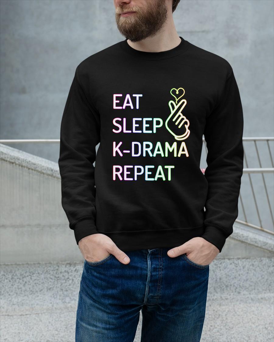 Eat Sleep K Drama Repeat Sweater