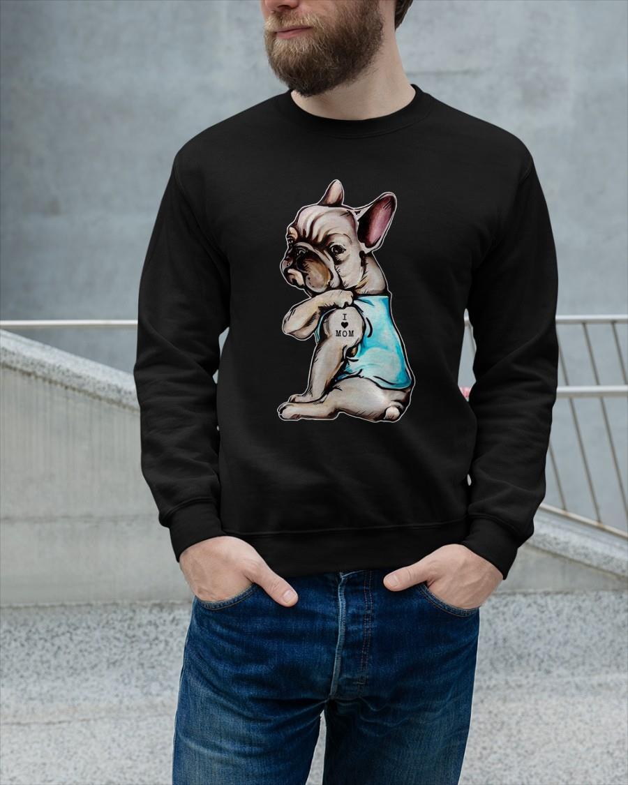 French Bulldog I Love Mom Sweater