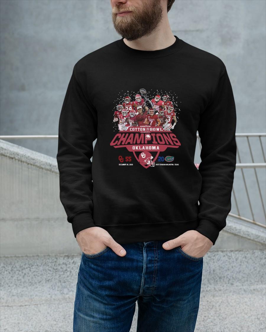 Good Year Cotton Bowl Classic Champions Oklahoma Sweater
