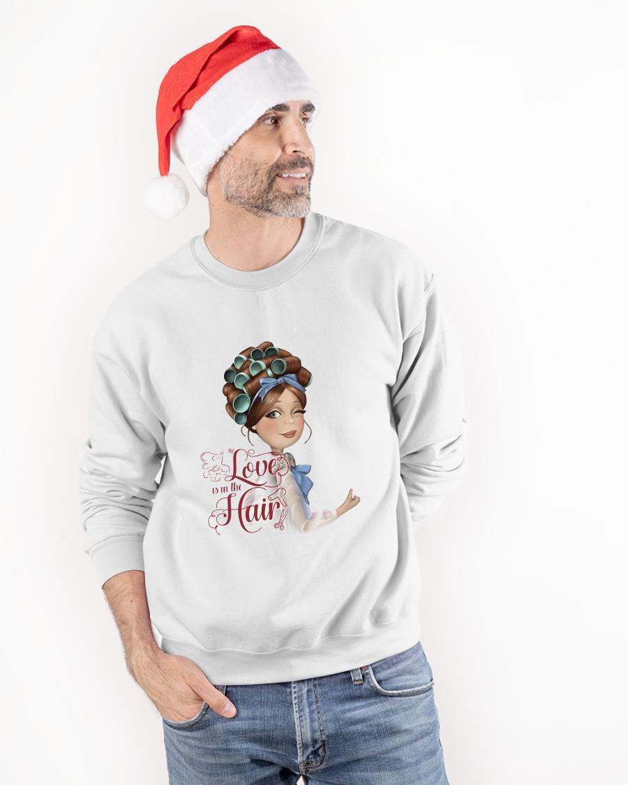 Hair Stylist Love Is In The Hair Sweater