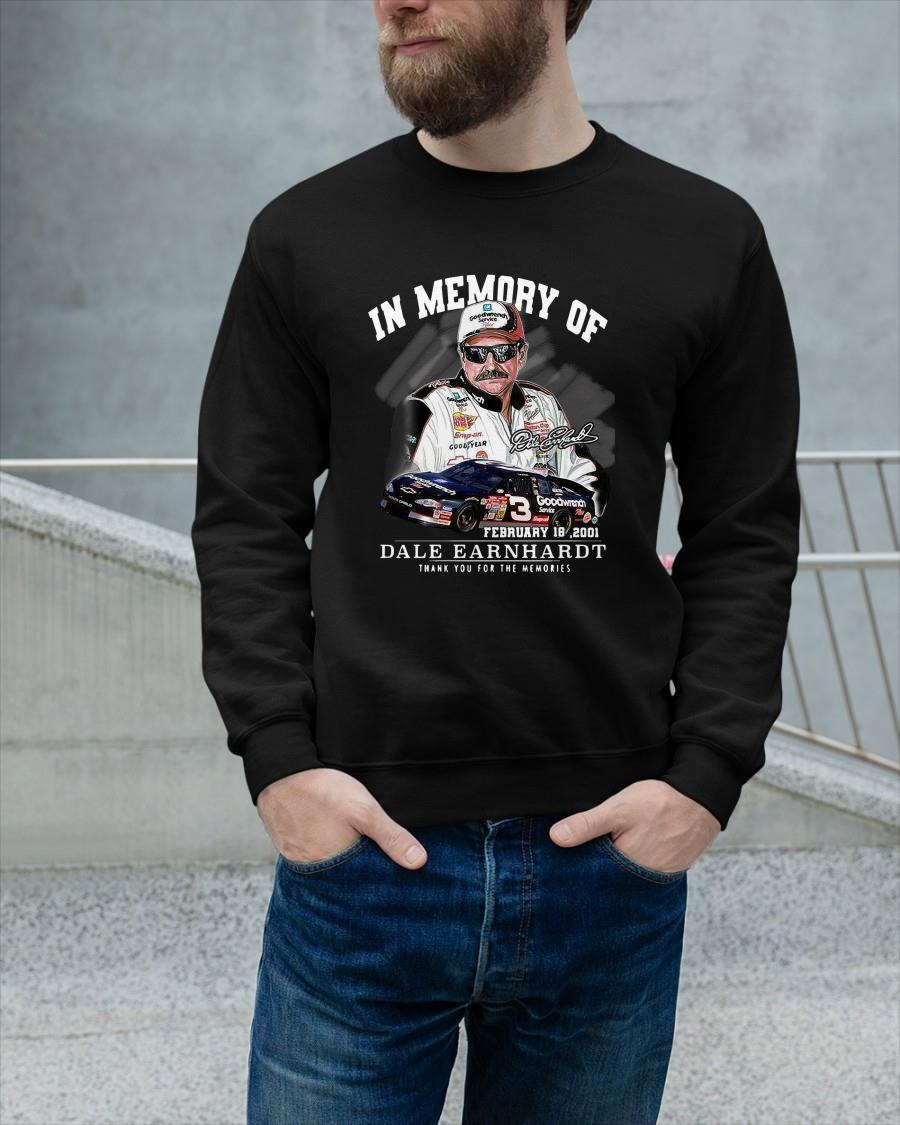 In Memory Of Dale Earnhardt Thank You For The Memories Sweater