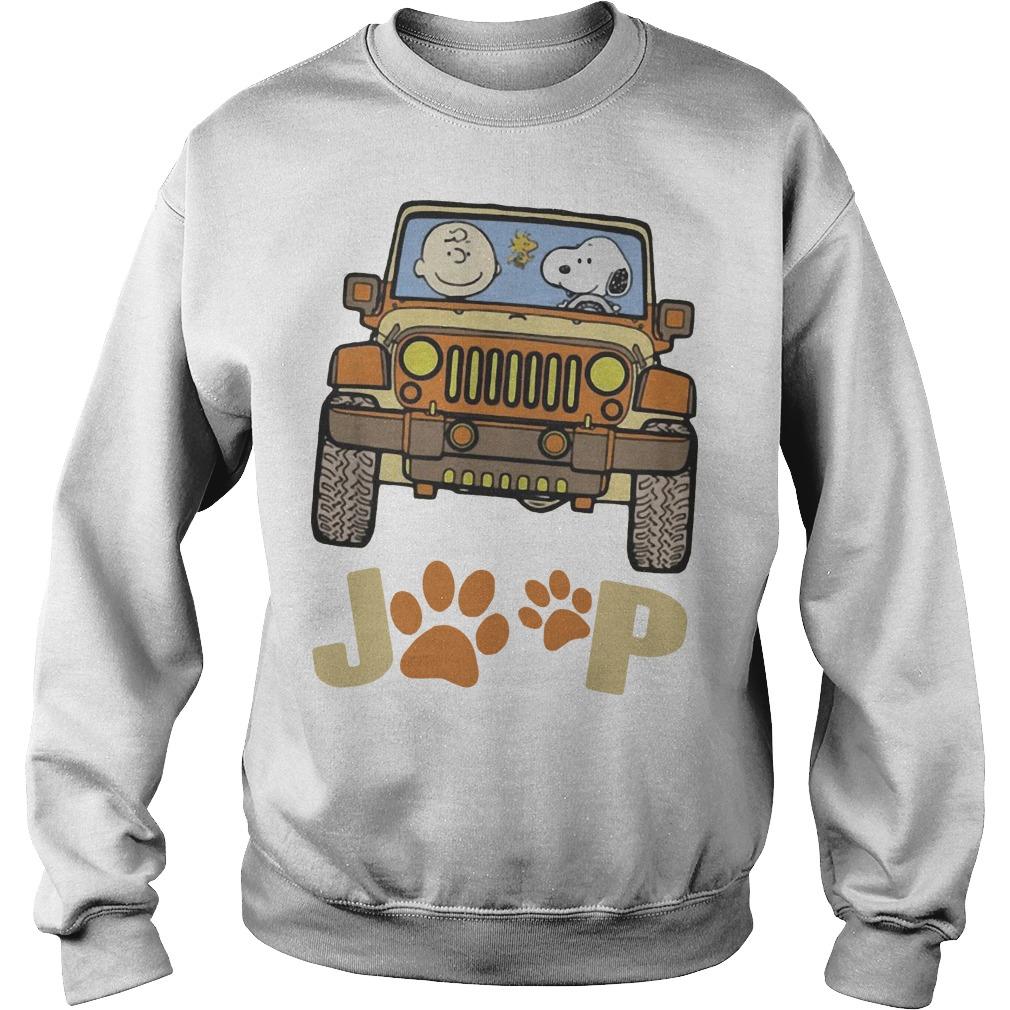 Jeep Paw Dog Charlie Brown And Snoopy Sweater