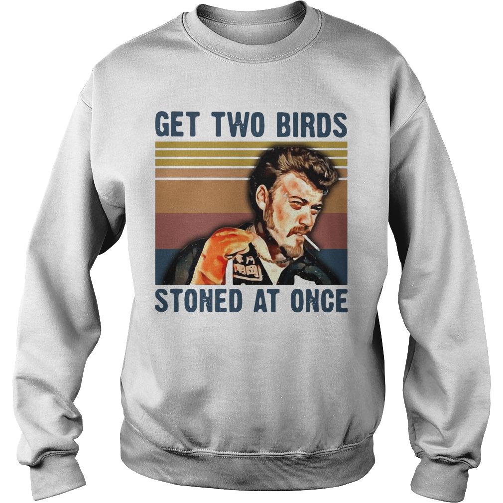 Vintage Trailer Park Boys Get Two Birds Stoned At Once Sweater