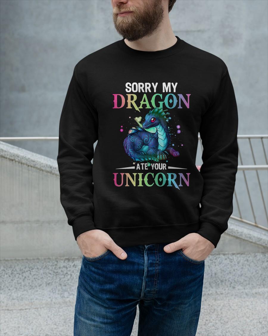 Sorry My Dragon Ate Your Unicorn Tank Top