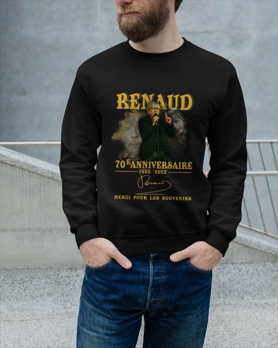 Official Benaud 70e Anniversaire Merci Pour Les Souvenirs Shirt Sweater And Hoodie T Shirt Witter