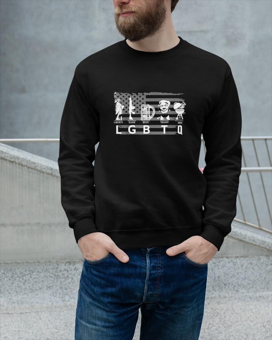 American Flag LGBTQ Liberty Guns Beer Trump Bbq Sweater