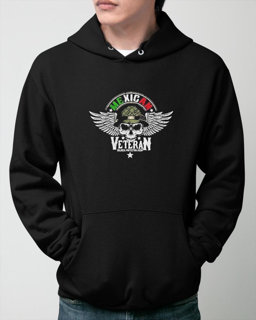 Mexican Veteran Soldier Protector Hero Hoodie