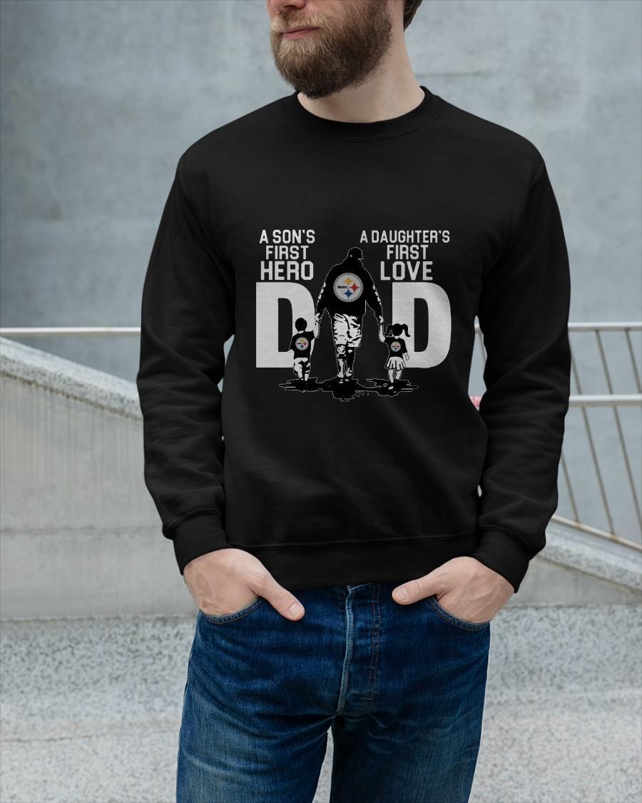 Pittsburgh Steelers A Son's First Hero A Daughter's First Love Sweater