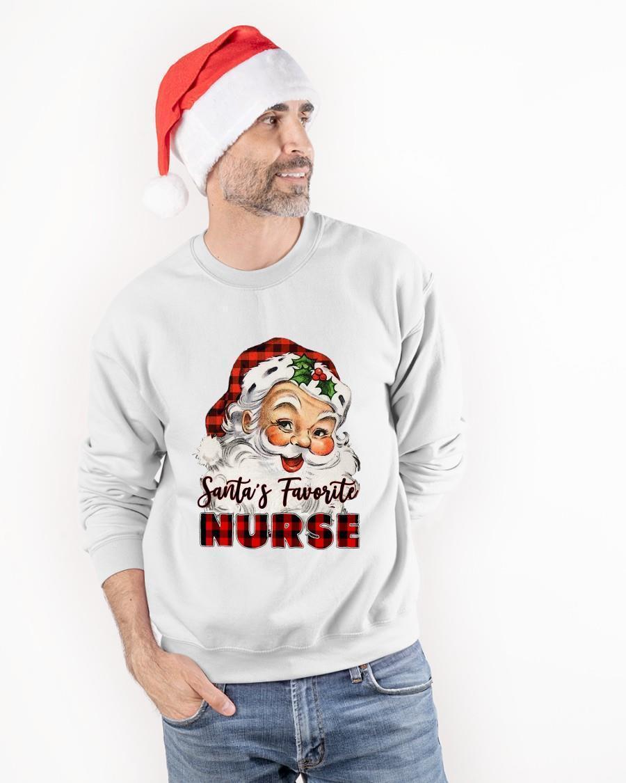 Santa's Favorite Nurse Sweater