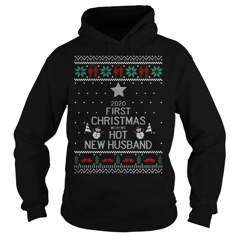 2020 First Christmas With My Hot New Husband Hoodie