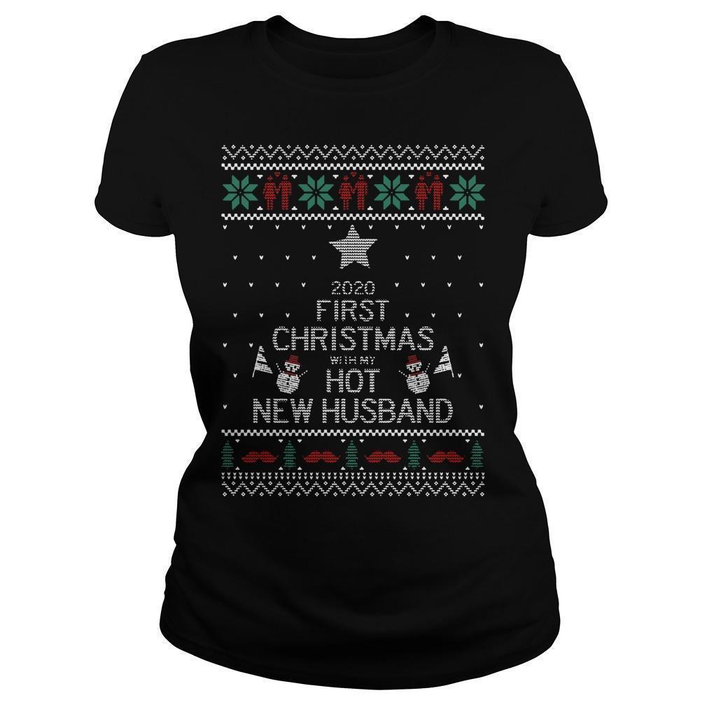 2020 First Christmas With My Hot New Husband Longsleeve