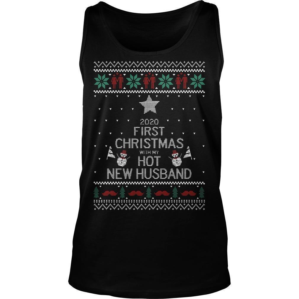 2020 First Christmas With My Hot New Husband Tank Top