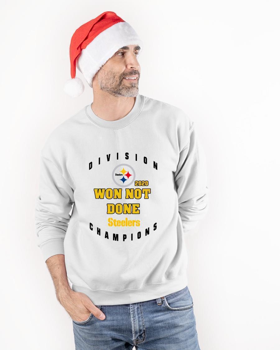 Division Champions 2020 Won Not Done Pittsburgh Steelers Sweater