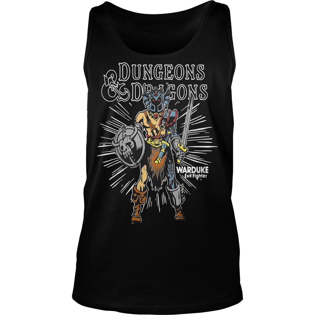 Dungeons Dragons Warduke Evil Fighter Tank Top