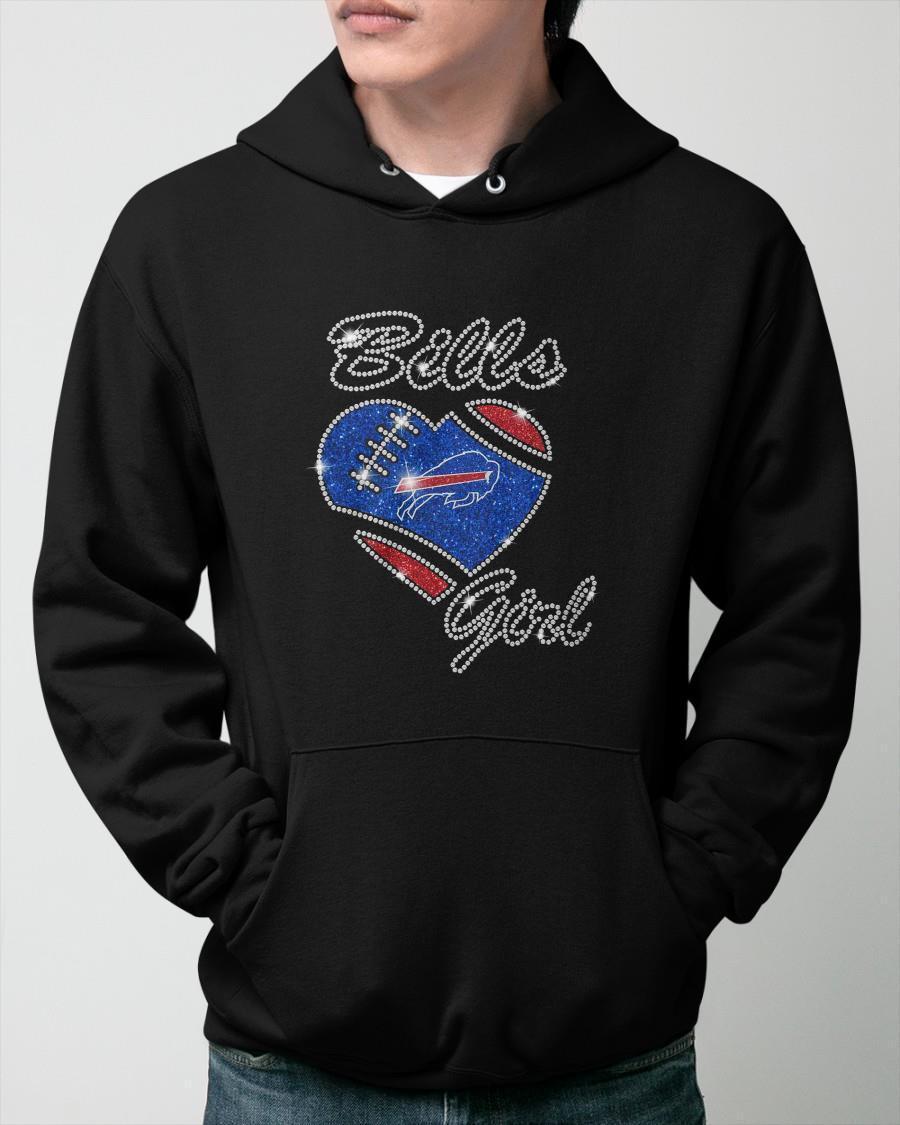 Heart Buffalo Bills Girl Hoodie