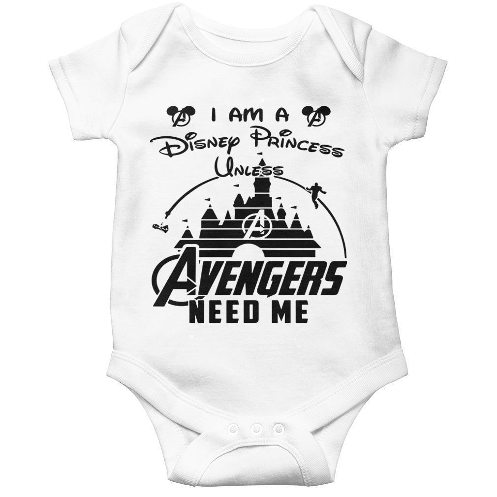 I Am A Disney Princess Unless Avengers Need Me Longsleeve