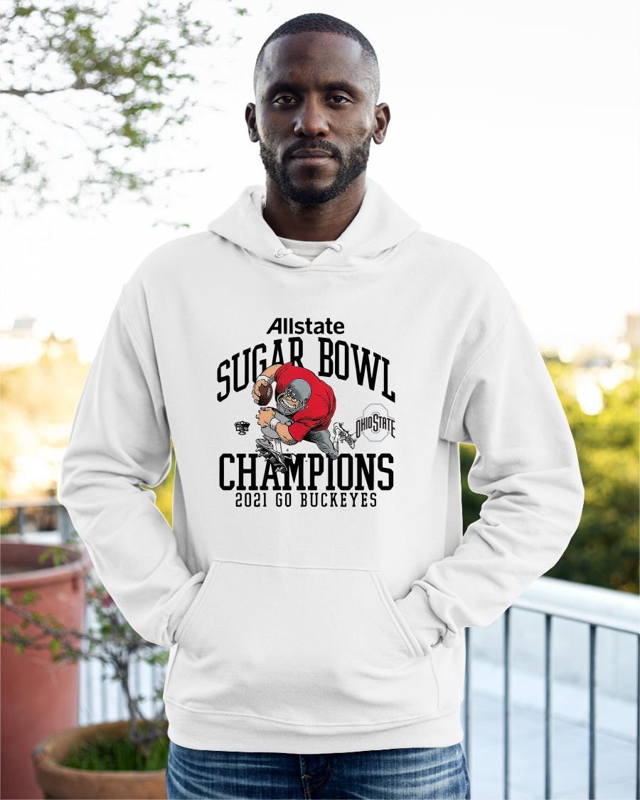 Ohio State Buckeyes Allstate Sugar Bowl Champions 2021 Go Buckeyes Hoodie